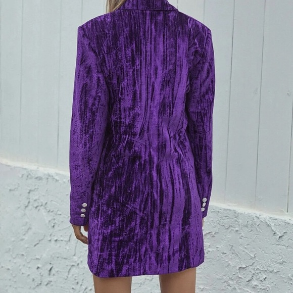 Zara Velvet blazer dress - Picture 4 of 11